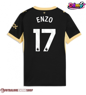 Manchester City Enzo Fernandez #17 Venkovní Dres pro Dámy 2026-27 Krátkým Rukávem
