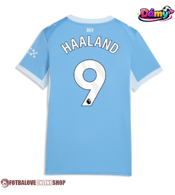 Manchester City Erling Haaland #9 Domácí Dres pro Dámy 2026-27 Krátkým Rukávem