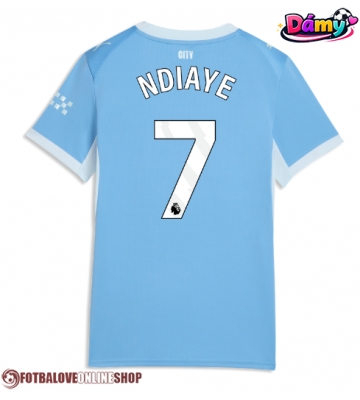 Manchester City Iliman Ndiaye #7 Domácí Dres pro Dámy 2026-27 Krátkým Rukávem
