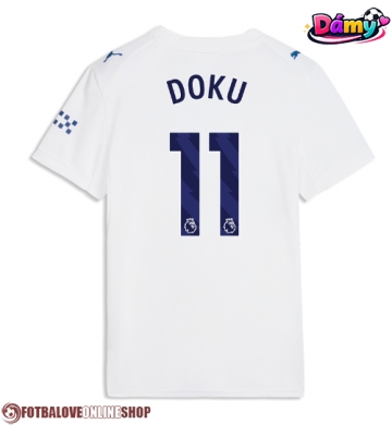 Manchester City Jeremy Doku #11 Alternativní Dres pro Dámy 2026-27 Krátkým Rukávem