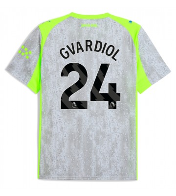 Manchester City Josko Gvardiol #24 Alternativní Dres 2025-26 Krátkým Rukávem