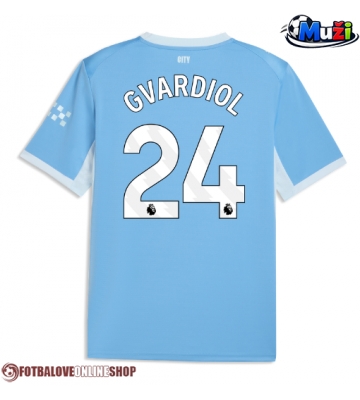 Manchester City Josko Gvardiol #24 Domácí Dres 2026-27 Krátkým Rukávem