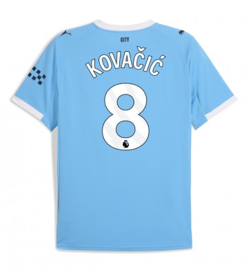 Manchester City Mateo Kovacic #8 Domácí Dres 2025-26 Krátkým Rukávem