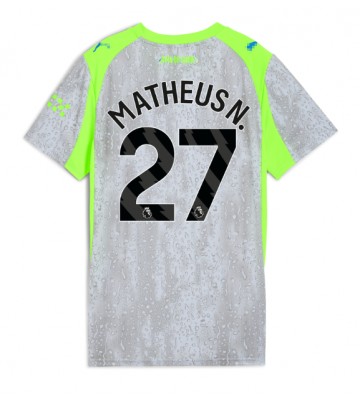 Manchester City Matheus Nunes #27 Alternativní Dres pro Dámy 2025-26 Krátkým Rukávem