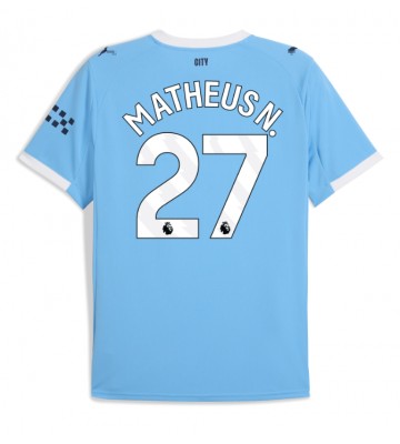 Manchester City Matheus Nunes #27 Domácí Dres 2025-26 Krátkým Rukávem