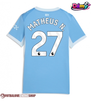 Manchester City Matheus Nunes #27 Domácí Dres pro Dámy 2026-27 Krátkým Rukávem