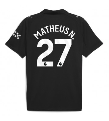 Manchester City Matheus Nunes #27 Venkovní Dres 2025-26 Krátkým Rukávem