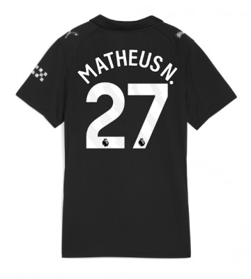 Manchester City Matheus Nunes #27 Venkovní Dres pro Dámy 2025-26 Krátkým Rukávem