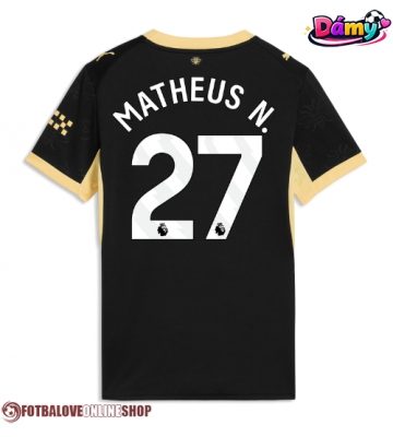 Manchester City Matheus Nunes #27 Venkovní Dres pro Dámy 2026-27 Krátkým Rukávem