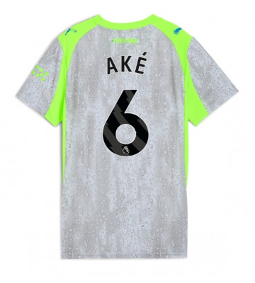 Manchester City Nathan Ake #6 Alternativní Dres pro Dámy 2025-26 Krátkým Rukávem