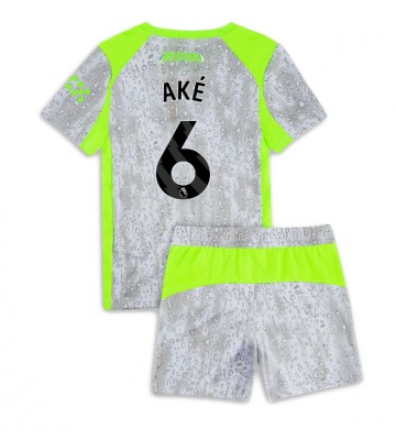 Manchester City Nathan Ake #6 Alternativní dres komplet pro Děti 2025-26 Krátkým Rukávem (+ Krátké kalhoty)