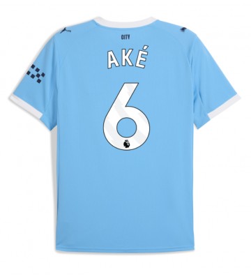 Manchester City Nathan Ake #6 Domácí Dres 2025-26 Krátkým Rukávem