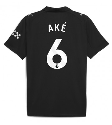 Manchester City Nathan Ake #6 Venkovní Dres 2025-26 Krátkým Rukávem