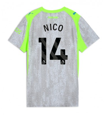Manchester City Nico Gonzalez #14 Alternativní Dres pro Dámy 2025-26 Krátkým Rukávem