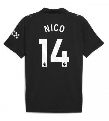 Manchester City Nico Gonzalez #14 Venkovní Dres 2025-26 Krátkým Rukávem