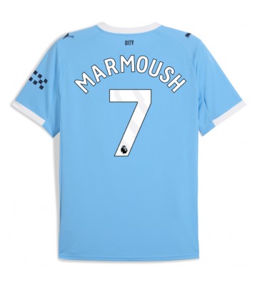 Manchester City Omar Marmoush #7 Domácí Dres 2025-26 Krátkým Rukávem