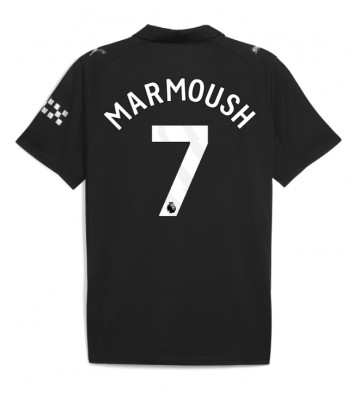 Manchester City Omar Marmoush #7 Venkovní Dres 2025-26 Krátkým Rukávem