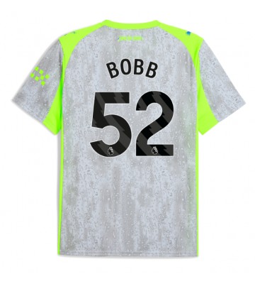 Manchester City Oscar Bobb #52 Alternativní Dres 2025-26 Krátkým Rukávem