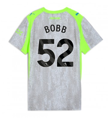 Manchester City Oscar Bobb #52 Alternativní Dres pro Dámy 2025-26 Krátkým Rukávem