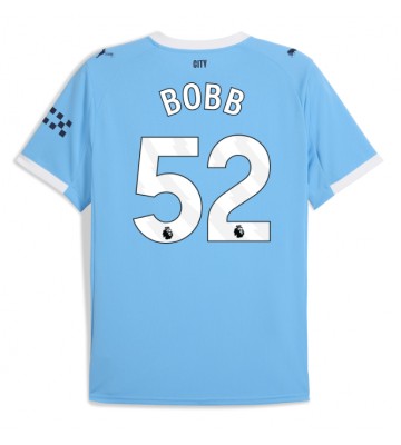 Manchester City Oscar Bobb #52 Domácí Dres 2025-26 Krátkým Rukávem