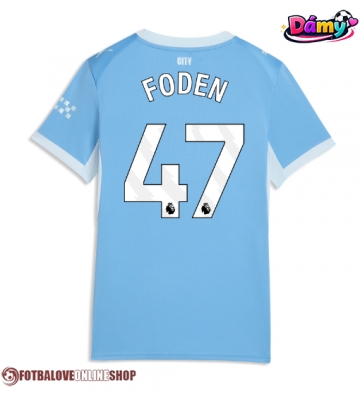 Manchester City Phil Foden #47 Domácí Dres pro Dámy 2026-27 Krátkým Rukávem