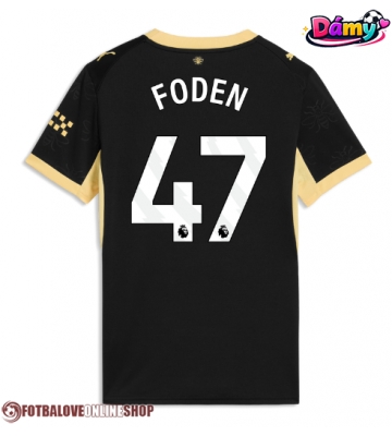 Manchester City Phil Foden #47 Venkovní Dres pro Dámy 2026-27 Krátkým Rukávem