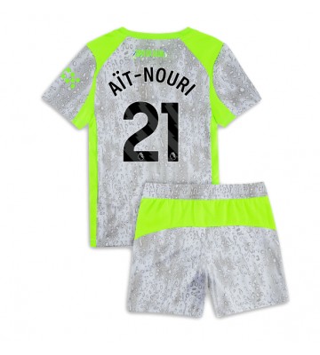 Manchester City Rayan Ait-Nouri #21 Alternativní dres komplet pro Děti 2025-26 Krátkým Rukávem (+ Krátké kalhoty)