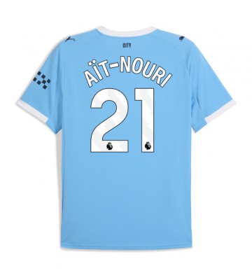 Manchester City Rayan Ait-Nouri #21 Domácí Dres 2025-26 Krátkým Rukávem