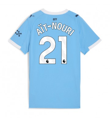 Manchester City Rayan Ait-Nouri #21 Domácí Dres pro Dámy 2025-26 Krátkým Rukávem