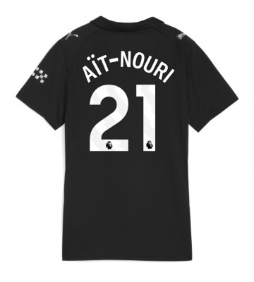 Manchester City Rayan Ait-Nouri #21 Venkovní Dres pro Dámy 2025-26 Krátkým Rukávem