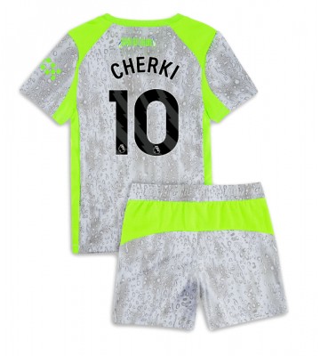 Manchester City Rayan Cherki #10 Alternativní dres komplet pro Děti 2025-26 Krátkým Rukávem (+ Krátké kalhoty)