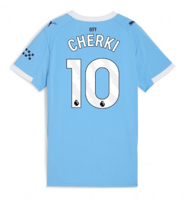 Manchester City Rayan Cherki #10 Domácí Dres pro Dámy 2025-26 Krátkým Rukávem