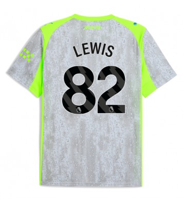 Manchester City Rico Lewis #82 Alternativní Dres 2025-26 Krátkým Rukávem