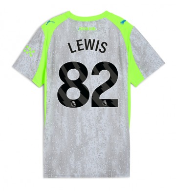Manchester City Rico Lewis #82 Alternativní Dres pro Dámy 2025-26 Krátkým Rukávem