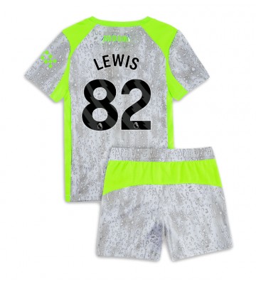 Manchester City Rico Lewis #82 Alternativní dres komplet pro Děti 2025-26 Krátkým Rukávem (+ Krátké kalhoty)