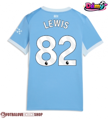Manchester City Rico Lewis #82 Domácí Dres pro Dámy 2026-27 Krátkým Rukávem