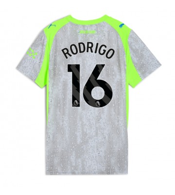 Manchester City Rodri Hernandez #16 Alternativní Dres pro Dámy 2025-26 Krátkým Rukávem