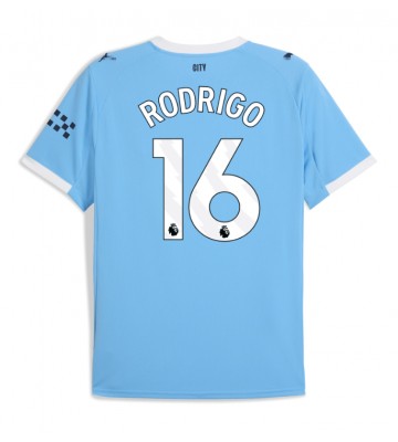 Manchester City Rodri Hernandez #16 Domácí Dres 2025-26 Krátkým Rukávem