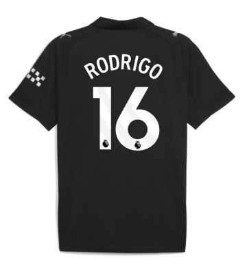 Manchester City Rodri Hernandez #16 Venkovní Dres 2025-26 Krátkým Rukávem