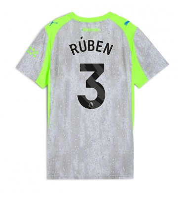 Manchester City Ruben Dias #3 Alternativní Dres pro Dámy 2025-26 Krátkým Rukávem