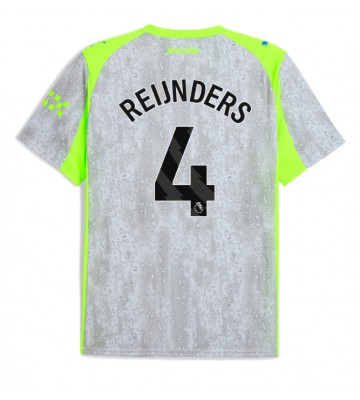 Manchester City Tijjani Reijnders #4 Alternativní Dres 2025-26 Krátkým Rukávem