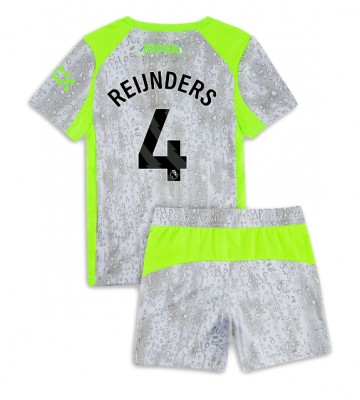 Manchester City Tijjani Reijnders #4 Alternativní dres komplet pro Děti 2025-26 Krátkým Rukávem (+ Krátké kalhoty)