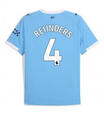 Manchester City Tijjani Reijnders #4 Domácí Dres 2025-26 Krátkým Rukávem