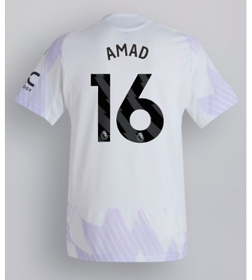 Manchester United Amad Diallo #16 Venkovní Dres 2025-26 Krátkým Rukávem