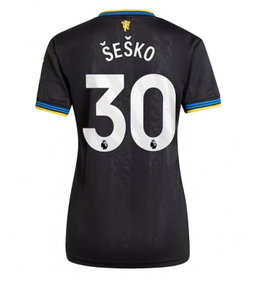 Manchester United Benjamin Sesko #30 Alternativní Dres pro Dámy 2025-26 Krátkým Rukávem