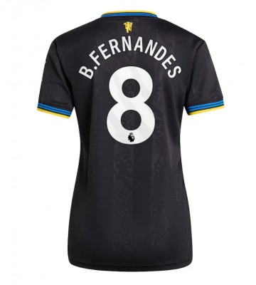 Manchester United Bruno Fernandes #8 Alternativní Dres pro Dámy 2025-26 Krátkým Rukávem