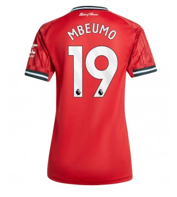 Manchester United Bryan Mbeumo #19 Domácí Dres pro Dámy 2025-26 Krátkým Rukávem