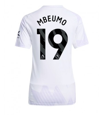 Manchester United Bryan Mbeumo #19 Venkovní Dres pro Dámy 2025-26 Krátkým Rukávem