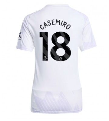 Manchester United Casemiro #18 Venkovní Dres pro Dámy 2025-26 Krátkým Rukávem