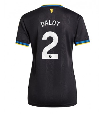 Manchester United Diogo Dalot #2 Alternativní Dres pro Dámy 2025-26 Krátkým Rukávem